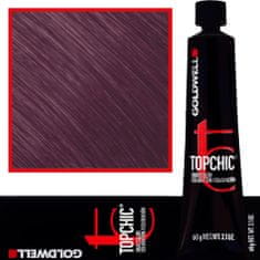 GOLDWELL Topchic 6VV@PK - profesionální barva na vlasy, dlouhotrvající efekt, sytá, intenzivní a dlouhotrvající barva, 60ml