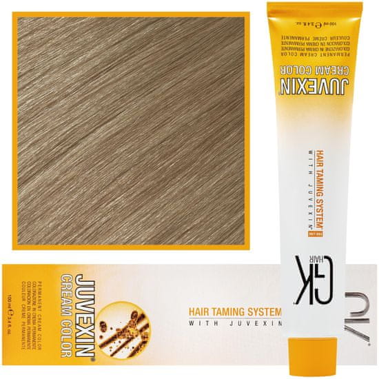GK 9,0 Juvexin barva na vlasy s keratinem, Dlouhotrvající barevný efekt Krásné a lesklé vlasy