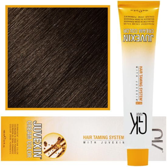 GK 5 Juvexin barva na vlasy s keratinem, Dlouhotrvající barevný efekt Krásné a lesklé vlasy, 100ml
