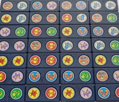 YOMENY Domino masky - tmavě modrý kámen, 28 hracích kostek