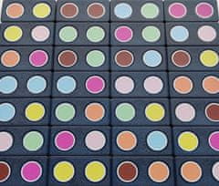 YOMENY Domino pastelové barvy - tmavě modrý kámen, 28 hracích kostek