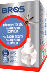 BROS Náhradní tekutá náplň proti komárům 40ml