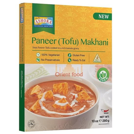 Ashoka Paneer v rajčatové omáčce Paneer (Tofu) Makhani 280g