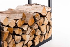 Sortland Stojan na dřevo ke krbu Keri | 150x60x25 cm