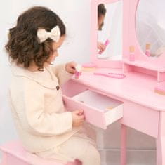 Teamson Fantasy Fields - Little Lady Alessandra střední rohová toaletka - růžová