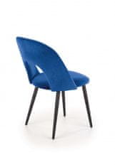 ATAN Jídelní židle K384 - modrá