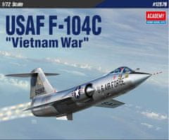 Academy Lockheed F-104C Starfighter, USAF, "Vietnam War", Model Kit letadlo 12576, 1/72