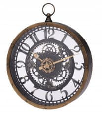 Koopman Vintage nástěnné hodiny do obývacího pokoje 26,7 cm