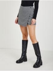 Orsay Černá dámská vzorovaná sukně/kraťasy ORSAY S