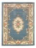 Ručně všívaný kusový koberec Lotus premium Blue 120x180