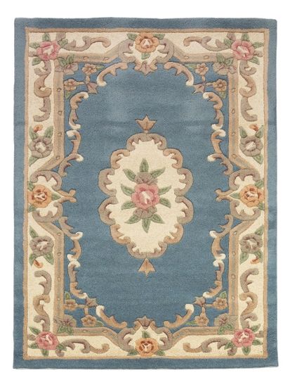 Flair Ručně všívaný kusový koberec Lotus premium Blue