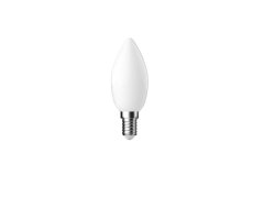 NORDLUX Stmívatelná LED žárovka Filament E14 4,2 W, 2700 K, mléčná