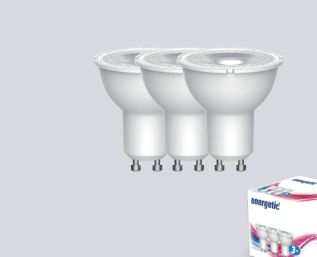 NORDLUX LED žárovka s paticí GU10 3,7 W nebo W 2700 K, set 3 ks