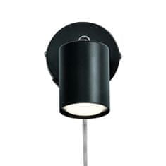 NORDLUX Explore praktická čtecí LED lampička, černá