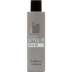 Inebrya Oil No Oil - Lehký fluid pro styling vlasů, Ideální pro styling kudrnatých vlasy, Chrání před krepatěním vlasů, 200ml