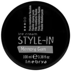 Inebrya Memory Gum - stylingová pasta, Usnadňuje styling, Dodává účesu lehkost, 100ml