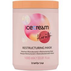 Ice Cream Keratin Restructuring - Vyživující maska pro suché vlasy, Posílení a obnova vlasů, 1000ml