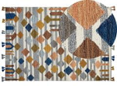 Beliani Kelimový koberec 160 x 230 cm vícebarevný KASAKH