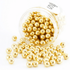 Čokoládové perly střední 180g zlaté 
