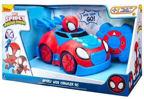 Spiderman Oblíbené RC auto na dálkové ovládání Disney Spider-Man 18 cm