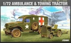 Academy Dodge ambulance & tractor, Model Kit 13403, 1/72