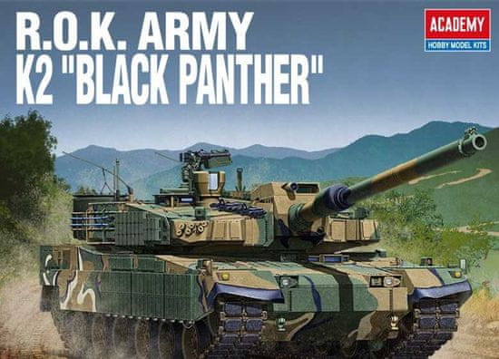 Academy K2 Black Panther, Republic of Korea Army, Model Kit 13511, 1/35