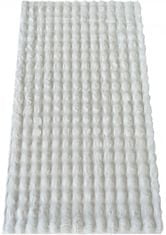 4sleep Kusový koberec MERLIN 3D bílý Bílá MERLIN 3D 30/30/100 160x200 2cm až 2,9cm Jednobarevný