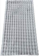 4sleep Kusový koberec MERLIN 3D šedý Šedá MERLIN 3D 30/30/100 160x200 2cm až 2,9cm Jednobarevný