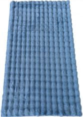 4sleep Kusový koberec MERLIN 3D modrý Modrá MERLIN 3D 30/30/100 160x200 2cm až 2,9cm Jednobarevný