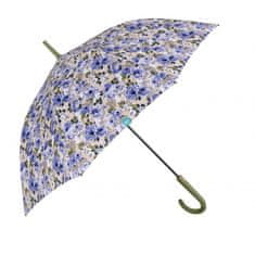 Perletti Time, Dámský holový deštník Peonie/fialový, 26303