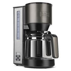 Kávovar Black+Decker, BXCO1000E, překapávací, na 12 šálků, kapacita 1,25 L, LCD, časovač, 1000 W