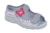 dívčí sandálek MAX 969X135 šedá, motýlci, velikost 27
