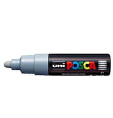Uni-ball Posca akrylový popisovač PC-7M, 4,5 - 5,5 mm, šedá (s kulatým silným hrotem)