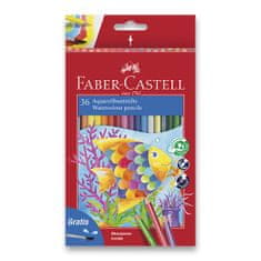 Faber-Castell Akvarelové pastelky 36 barev + štětec