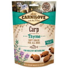 Brit CARNILOVE Dog Semi Moist Snack Carp enriched with Thyme, 200 g