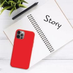 FIXED Zadní pogumovaný kryt Story pro Xiaomi Redmi Note 12 Pro, červený, FIXST-956-RD