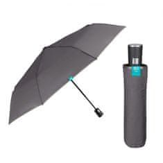 Perletti Time, Skládací automatický deštník Bordino / světle šedá, 26338
