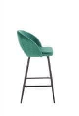Halmar Barová židle H96, tmavě zelená