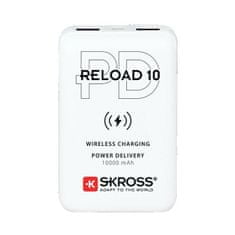 Skross powerbank Reload 10 Wireless Qi PD, 10 000mAh, USB A+C, DN56W-PD