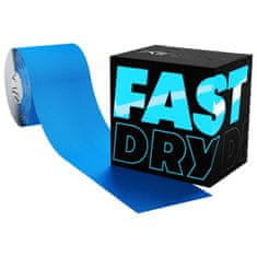 Kintex FastDry Tape - kinesiologický tejp z hedvábí, barva modrá, 5 cm x 5 m