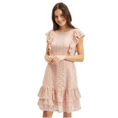 Orsay Starorůžové dámské krajkové šaty ORSAY 36 ORSAY_472097-225000 38