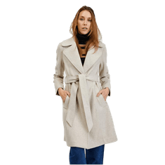 Orsay Béžový dámský zimní kabát s páskem ORSAY_830279-016000 38