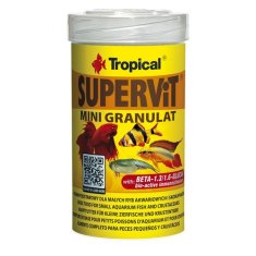 TROPICAL Supervit Mini Granulat 100ml/65g mnohosložkové základní granulované krmivo s beta-glukanem