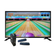 Bezdrátová HD herní konzole SMART MiWii s vysokým rozlišením s 562 hrami (s kabelem HDMI), kterou lze připojit k televizi a monitoru