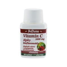 MedPharma MedPharma Vitamin C 1000 mg s šípky, prodloužený účinek - 37 tablet