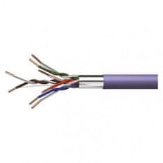 Emos Datový kabel FTP CAT 5E LSZH S9222, 305m, fialový 2309110020
