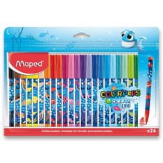Maped Dětské fixy Maped Color'Peps Ocean Life Decorated 24 barev