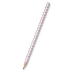 Faber-Castell Grafitová tužka Faber-Castell Sparkle - perleťové odstíny výběr barev sv. růžová