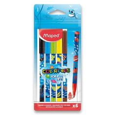 Maped Dětské fixy Maped Color'Peps Ocean Life Decorated 6 barev