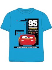 E plus M Chlapecké tričko s krátkým rukávem Auta - Blesk McQueen - modré 128